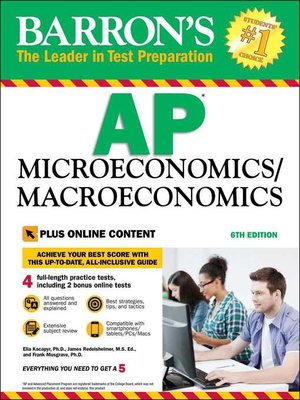 cover image of AP Microeconomics/Macroeconomics with Online Tests